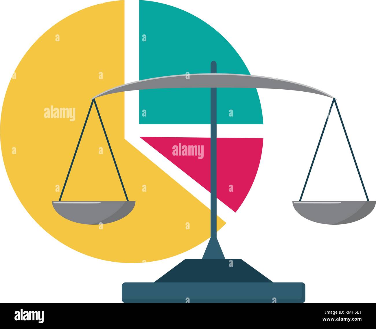 business balance and chart pie report stock vector art Thermometer Diagram business balance and chart pie report