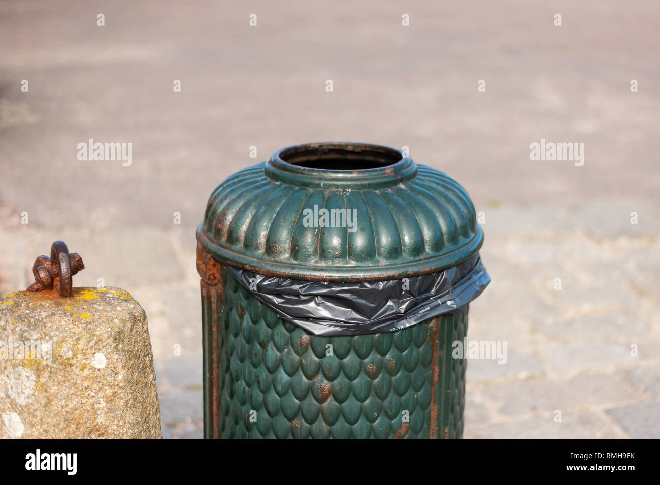 Green dustbin hires stock photography and images Alamy