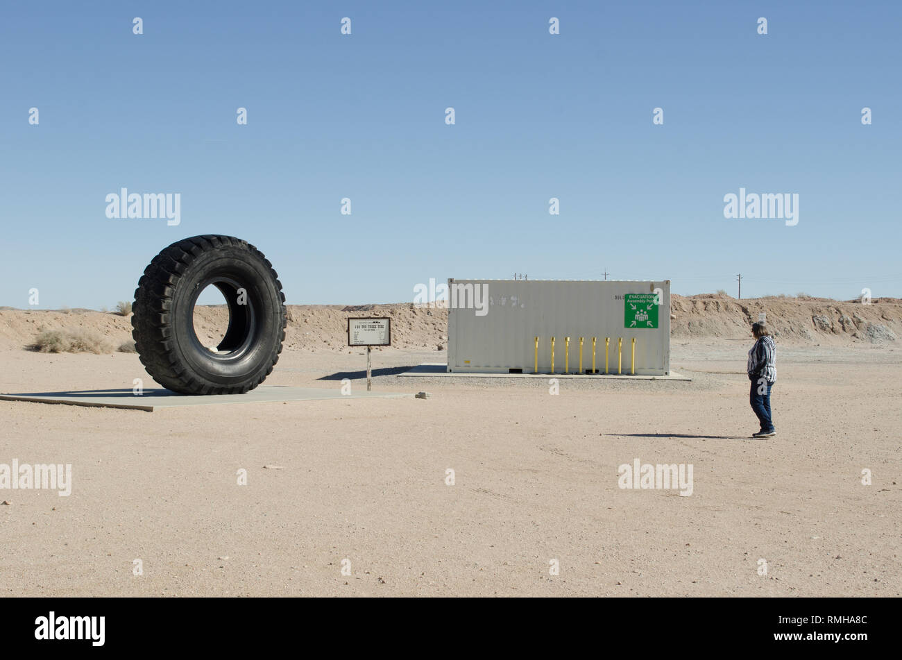 The open pit Rio Tinto Boron Mine (formerly the U.S. Borax Boron Mine