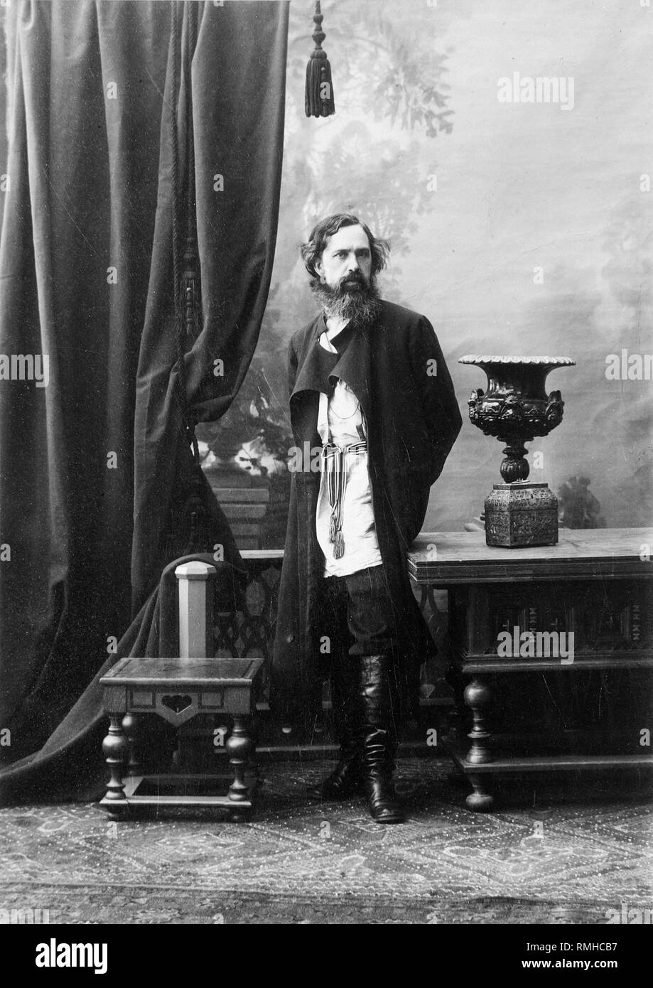 Portrait of paymaster Pyotr A. Demidov (1776-1880s). Albumin Photo Stock Photo