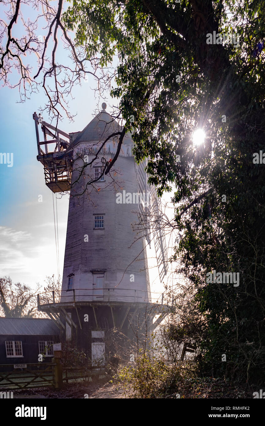Shipley Windmill, West Sussex Stock Photo