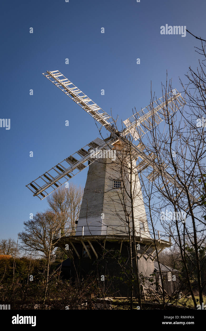 Shipley Windmill, West Sussex Stock Photo