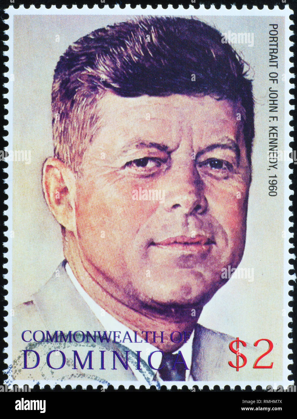 /"JOHN FITZGERALD KENNEDY/" 11/" x 15/" President Norman Rockwell print JFK No.1