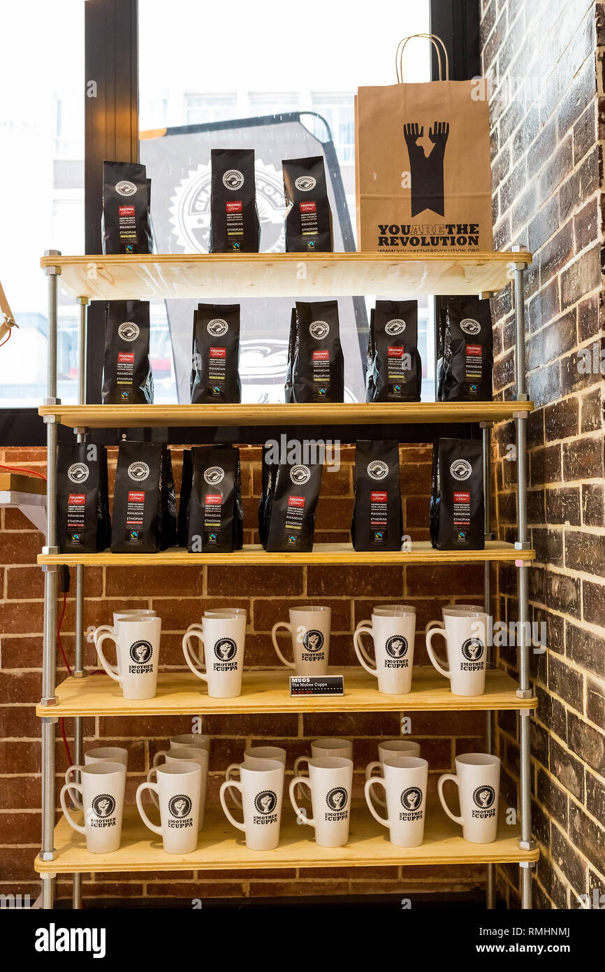 Johannesburg, South Africa October 03 2013 Interior of Retro Cafe