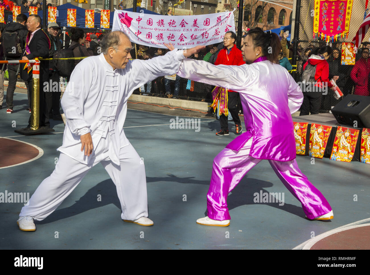 Martial Arts demonstration at the Lunar New Year celebration in Sara D