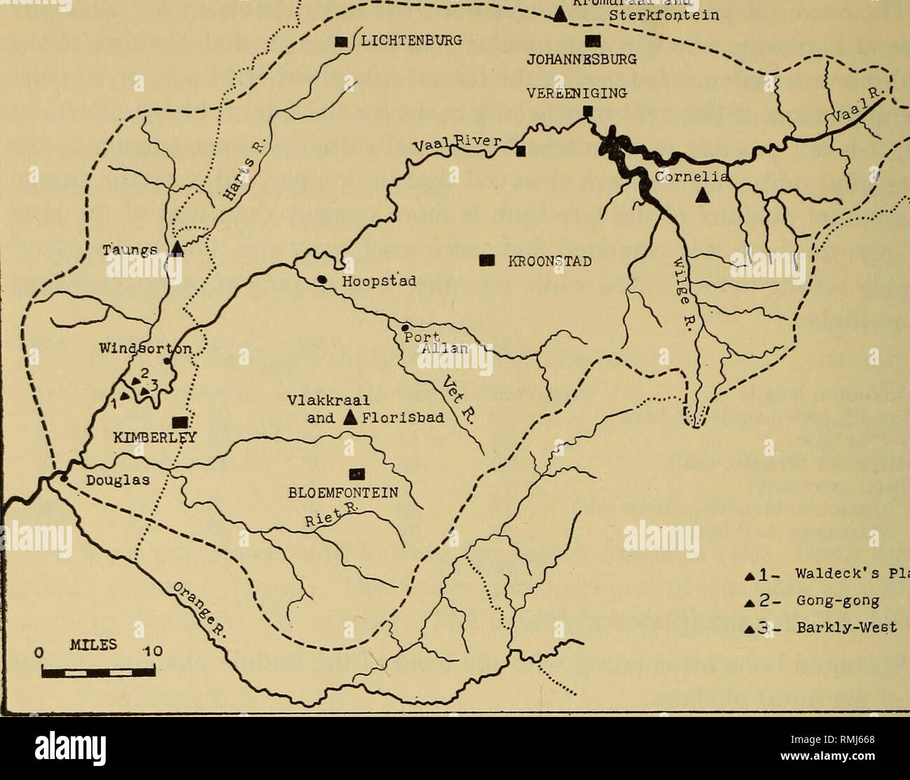 vaal river map