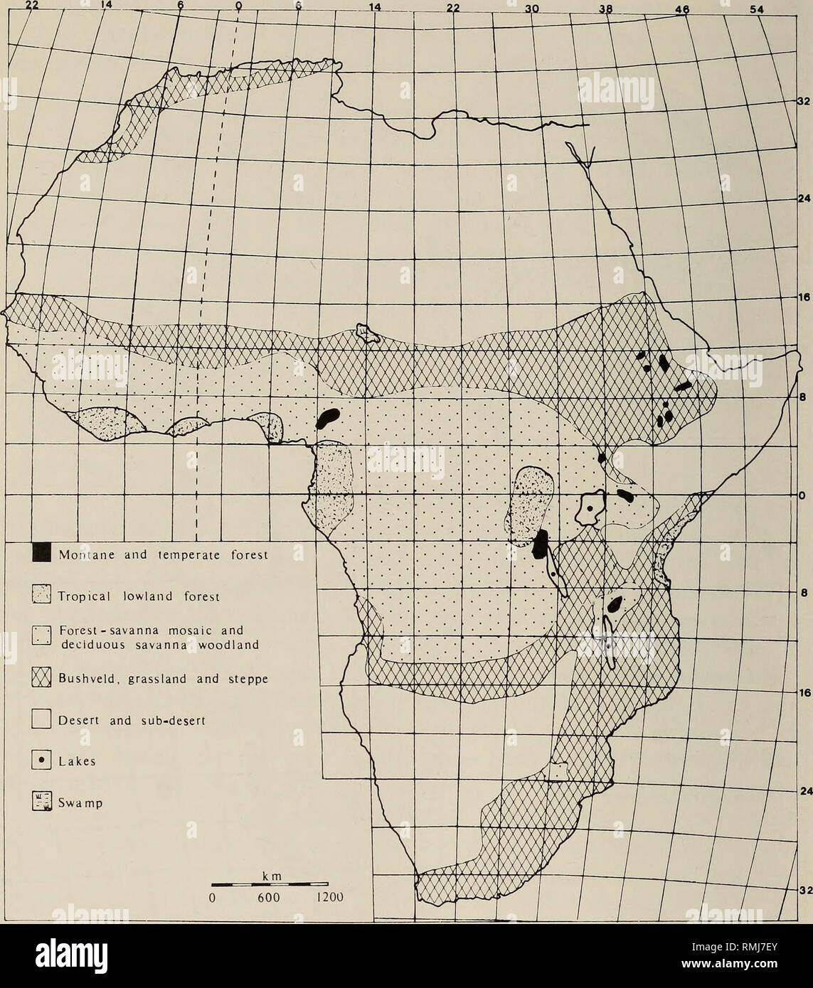Vegetation Map Africa High Resolution Stock Photography and Images - Alamy