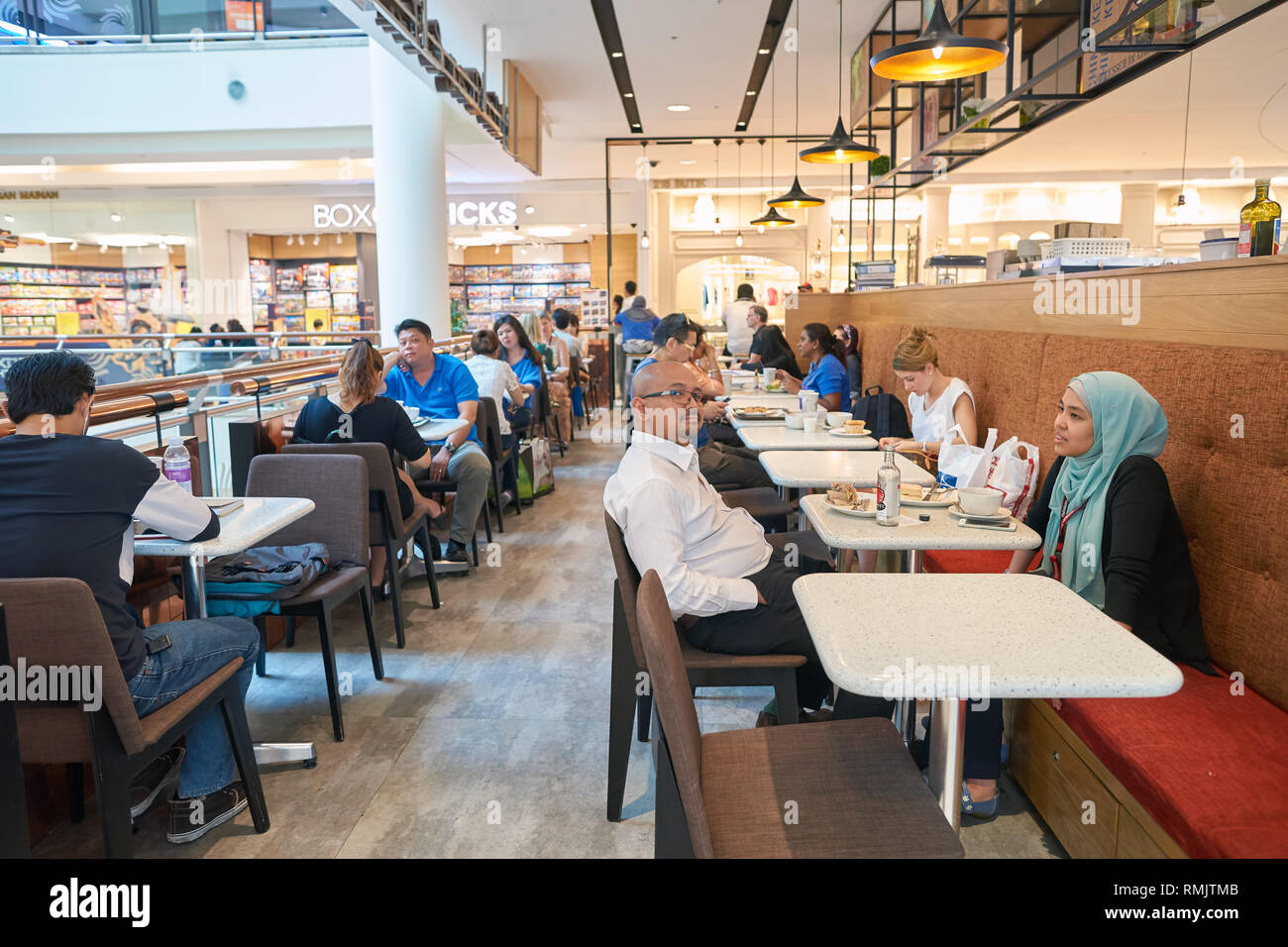 KUALA LUMPUR, MALAYSIA - MAY 09, 2016: inside of Suria KLCC. Suria KLCC