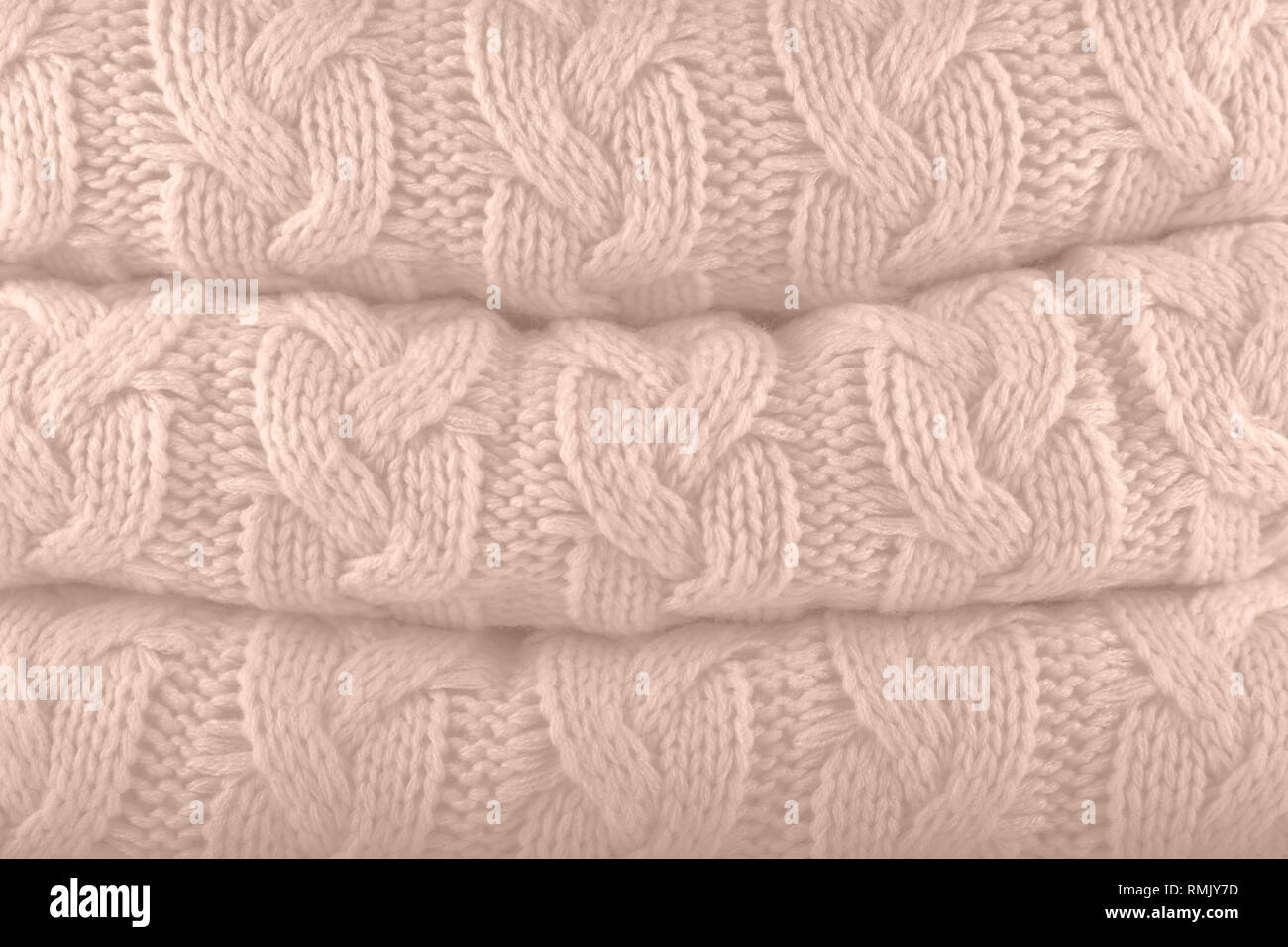 Creme De Peche Pantone Fashion Colors Autumn Winter 2019 2020 Knits Pile Warm Cozy Home And Fashion Colors Concept Horizontal Stock Photo Alamy