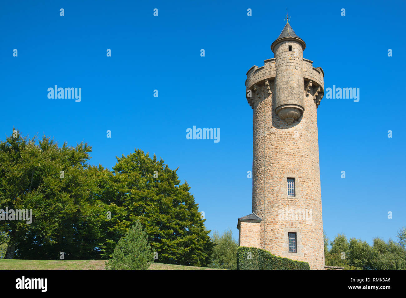 French water tower in historic style Stock Photo Alamy
