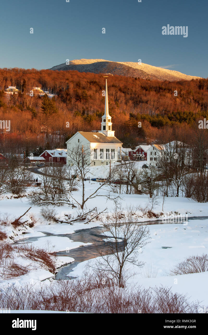Stowe vermont winter hires stock photography and images Alamy