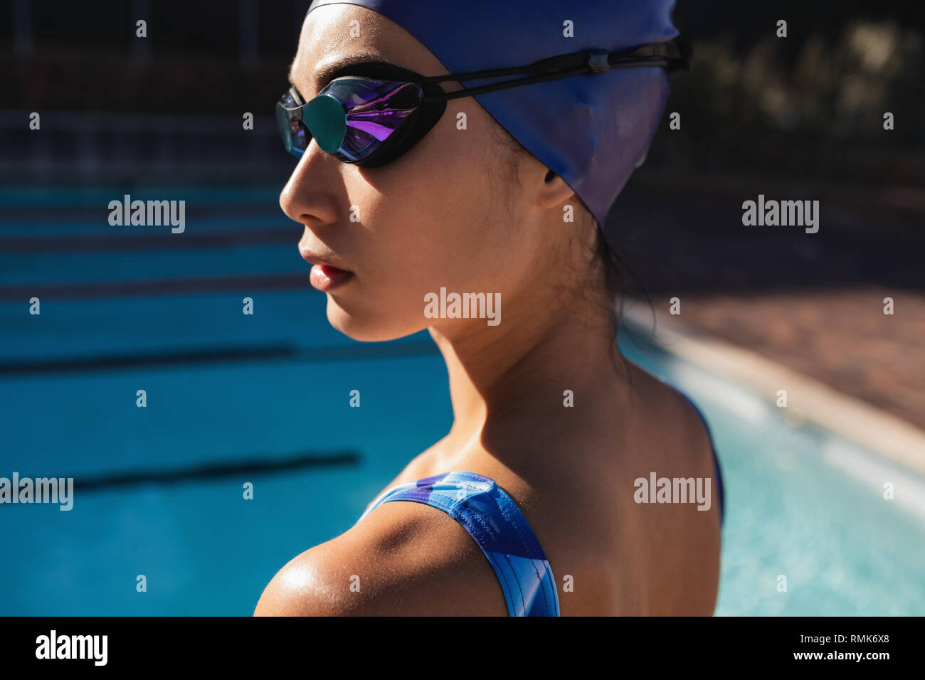 female swimming goggles