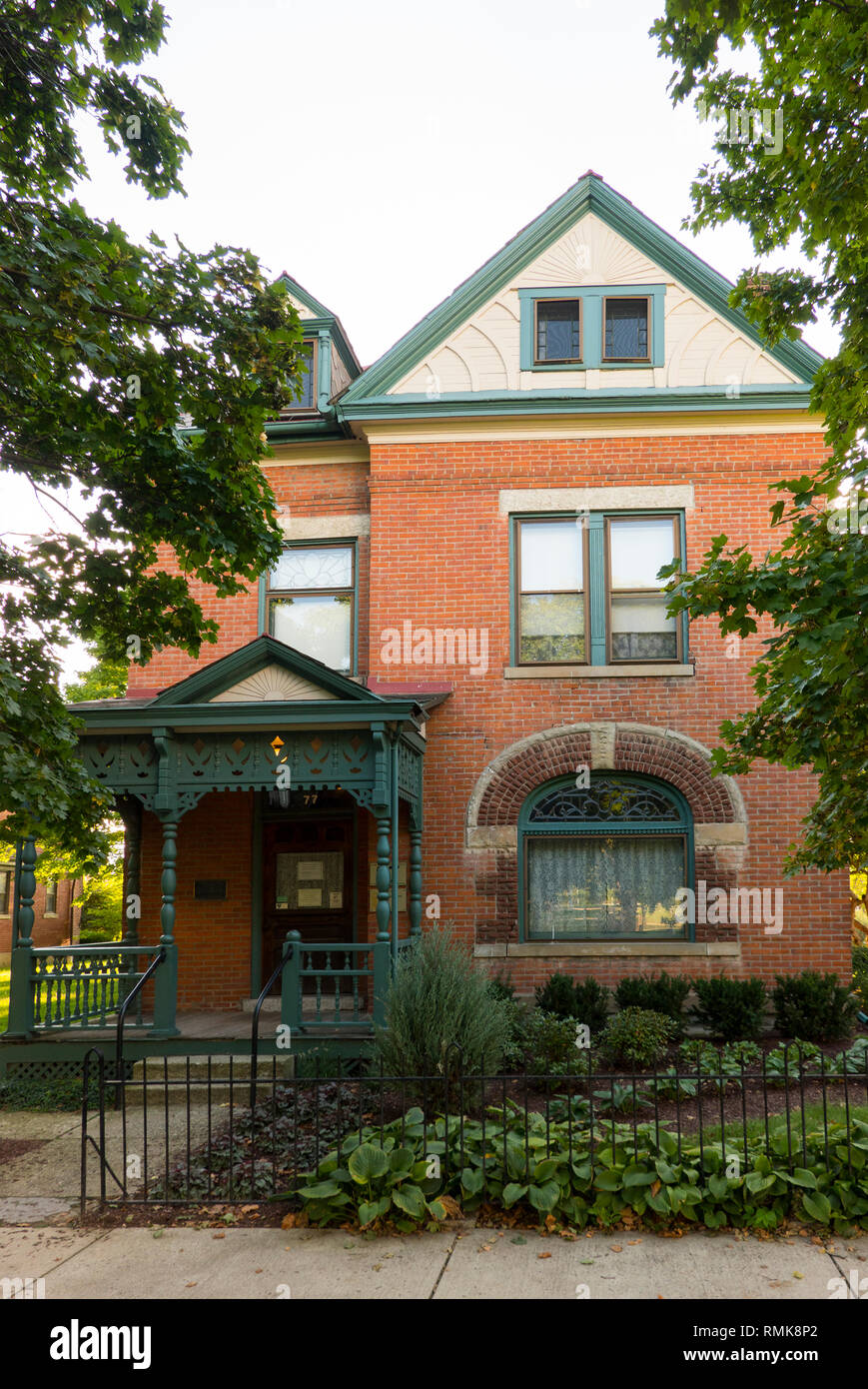 Thurber House Columbus Ohio Stock Photo Alamy