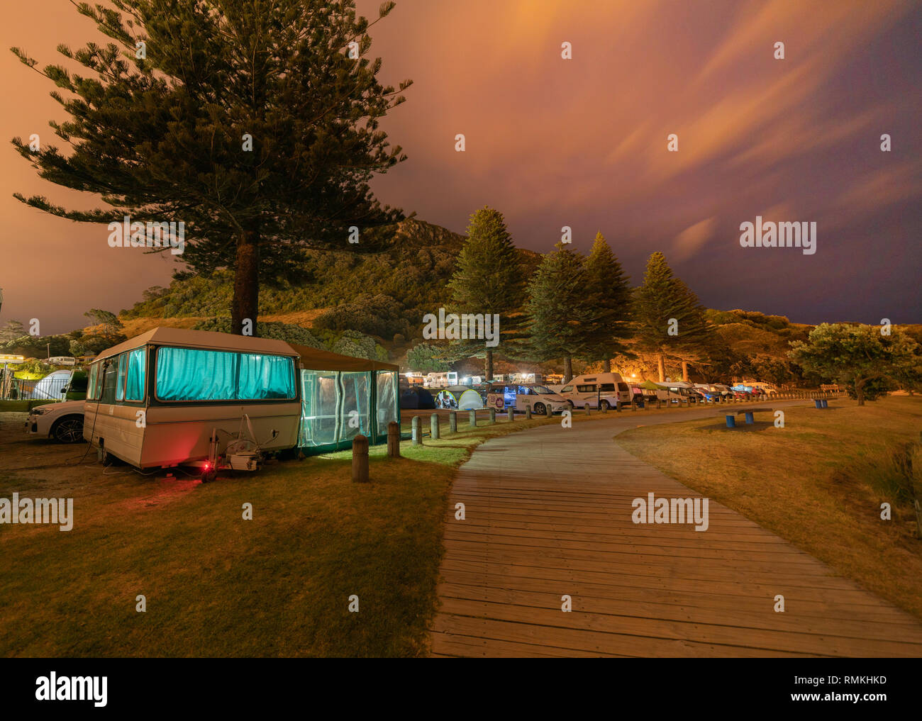 Mount maunganui camping ground hires stock photography and images Alamy