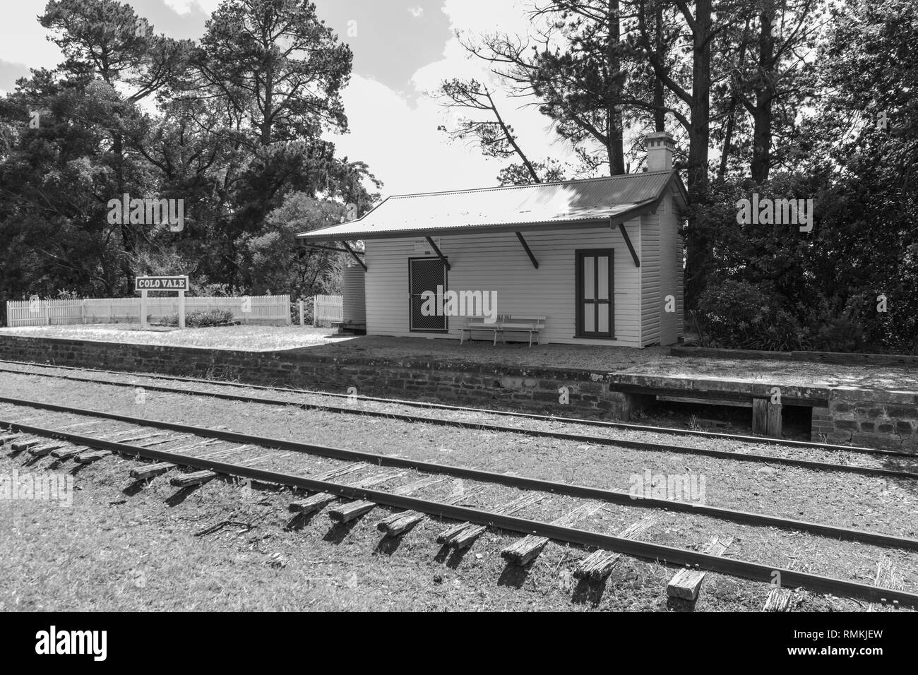 Colo Vale Railway Station Stock Photo