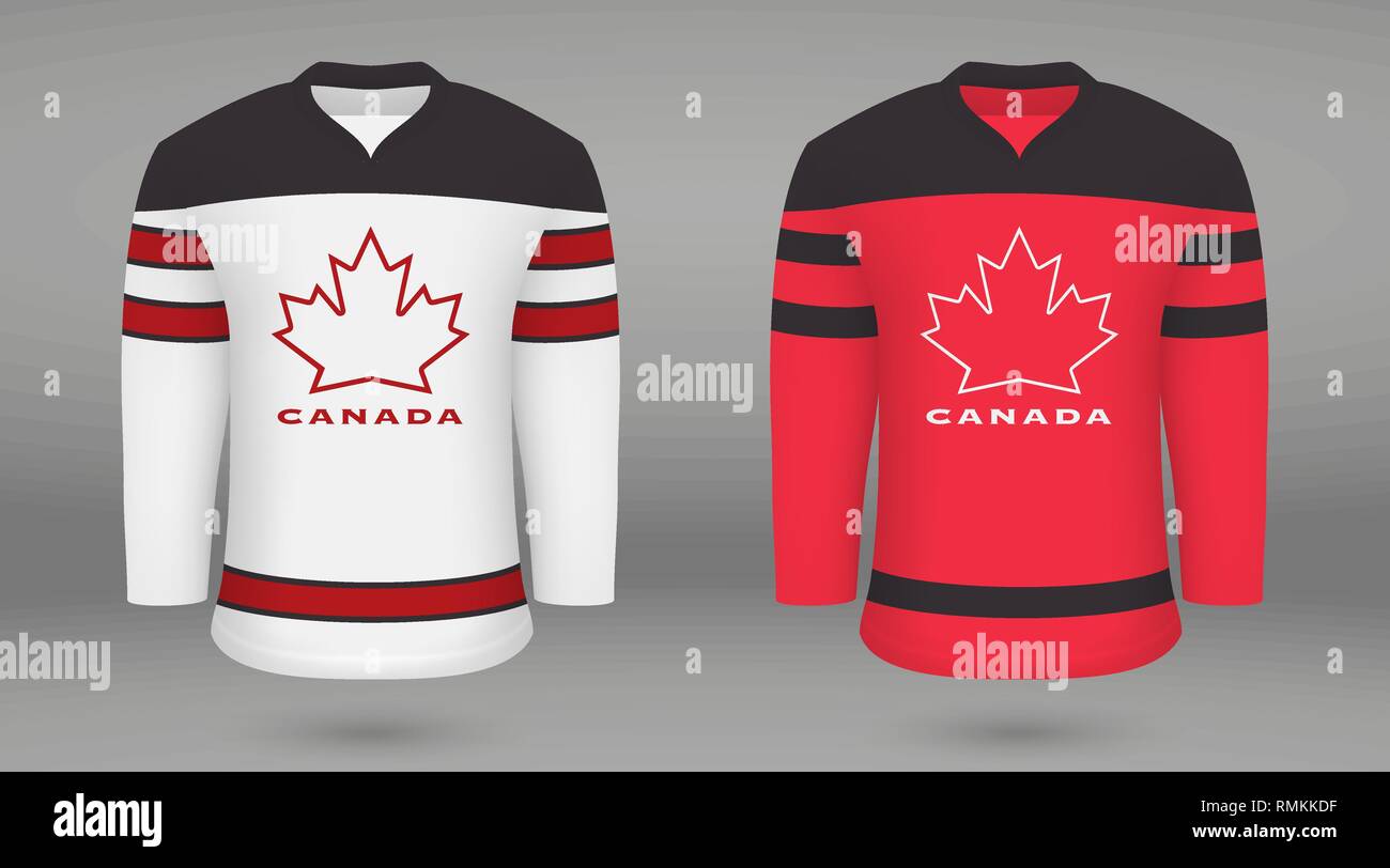 Realistic Sport Shirt Montreal Canadiens, Jersey Template For Ice Hockey  Kit. Vector Illustration Royalty Free SVG, Cliparts, Vectors, and Stock  Illustration. Image 125226978.