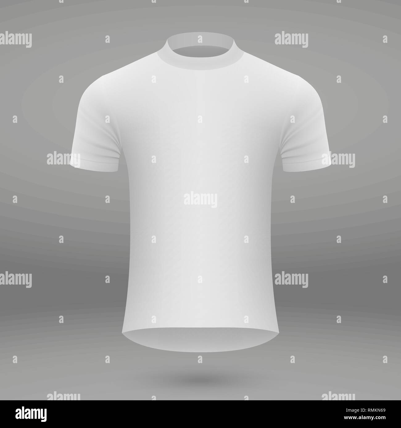 shirt template for cycling jersey. Vector illustration Stock Vector