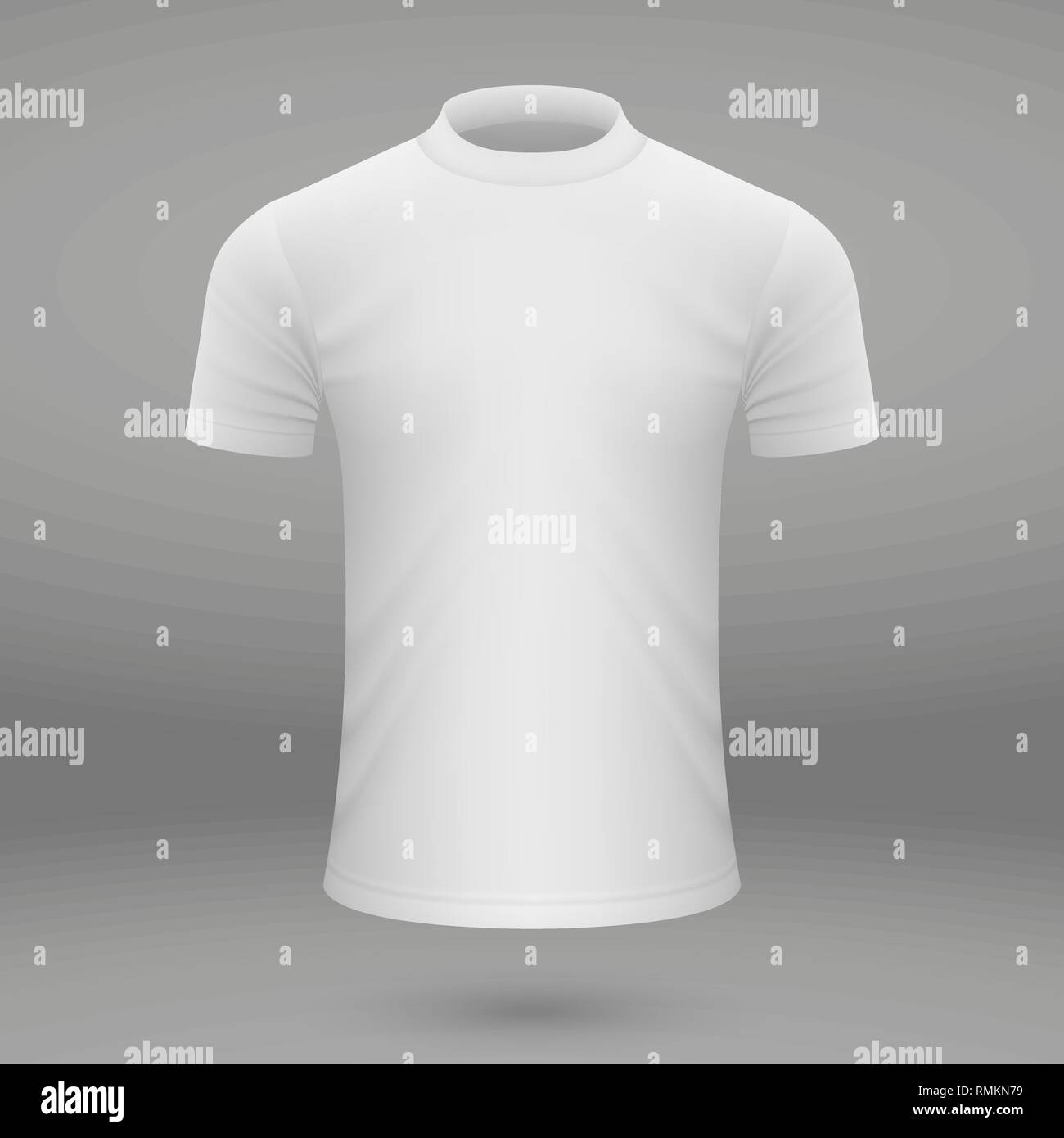 shirt template for soccer jersey. Vector illustration Stock Vector ...