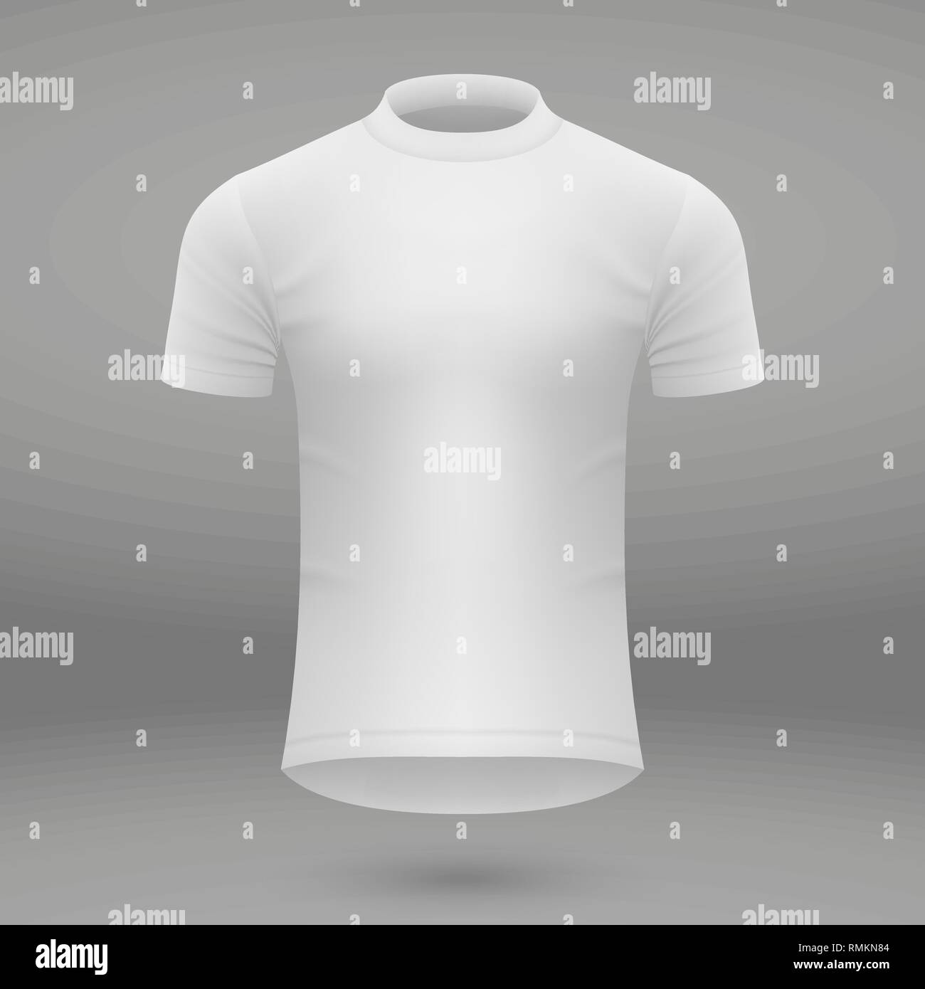 shirt template for cycling jersey. Vector illustration Stock Vector