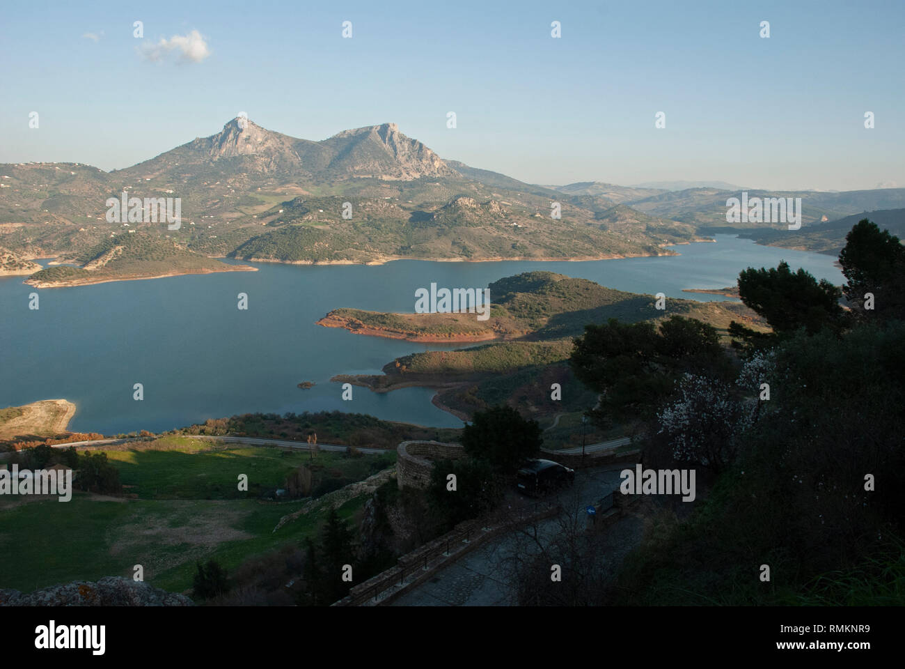 View from Zahara de la Sierra, Andalusia, Spain Stock Photo - Alamy