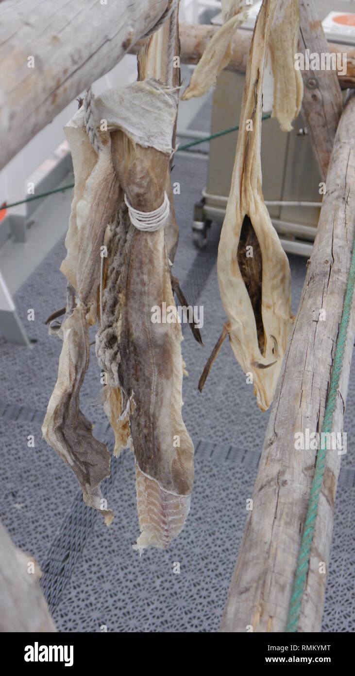 Wood fish drying racks hi-res stock photography and images - Alamy