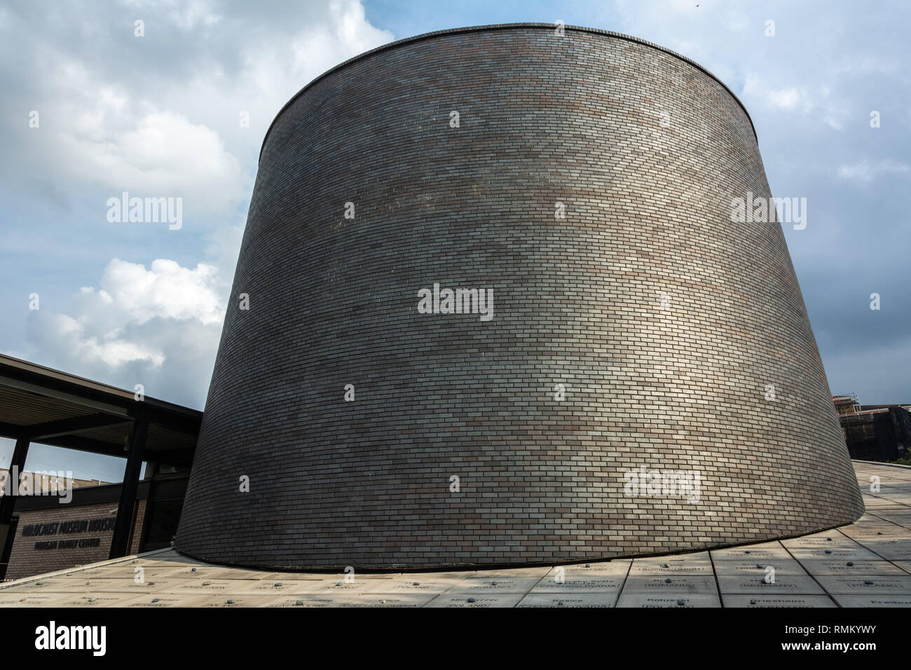 Houston, Texas, United States of America - December 27, 2016. Exterior view of the Holocaust Museum Houston in Houston, TX. Stock Photo
