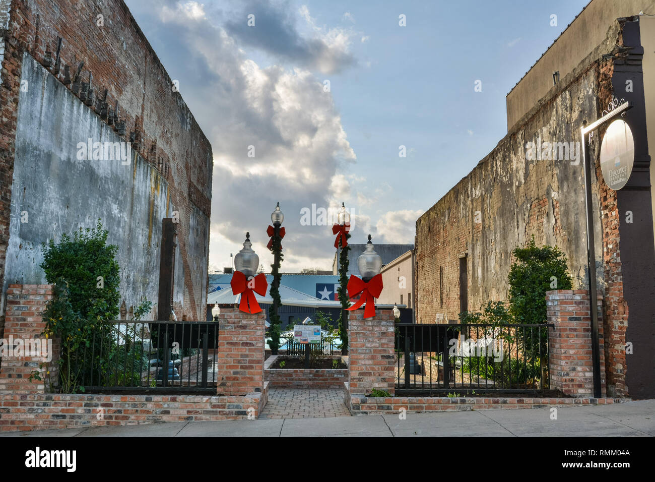 Brenham, Texas, United States of America December 27, 2016. Toubin Park in Brenham, TX, tucked