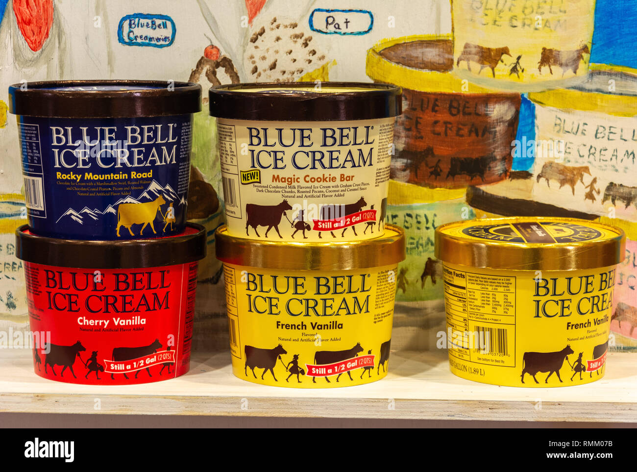 Blue bell ice cream hires stock photography and images Alamy