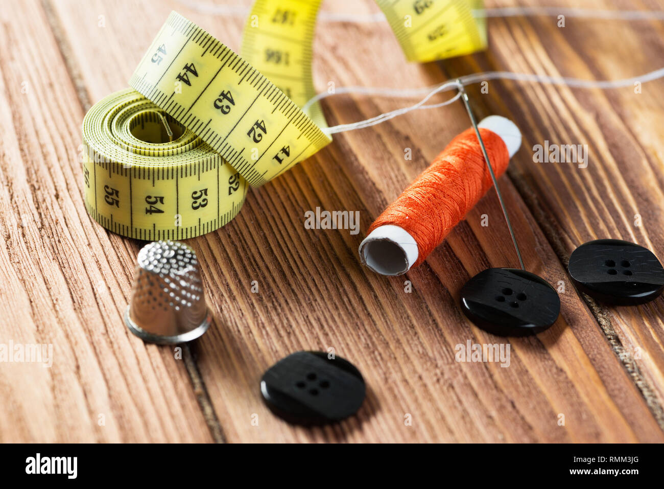 Items for sewing or DIY Stock Photo