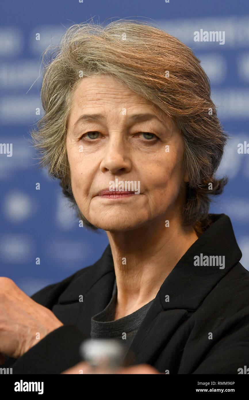 Charlotte Rampling attends the Hommage Charlotte Rampling press conference during the 69th Berlinale International Film Festival. © Paul Treadway Stock Photo