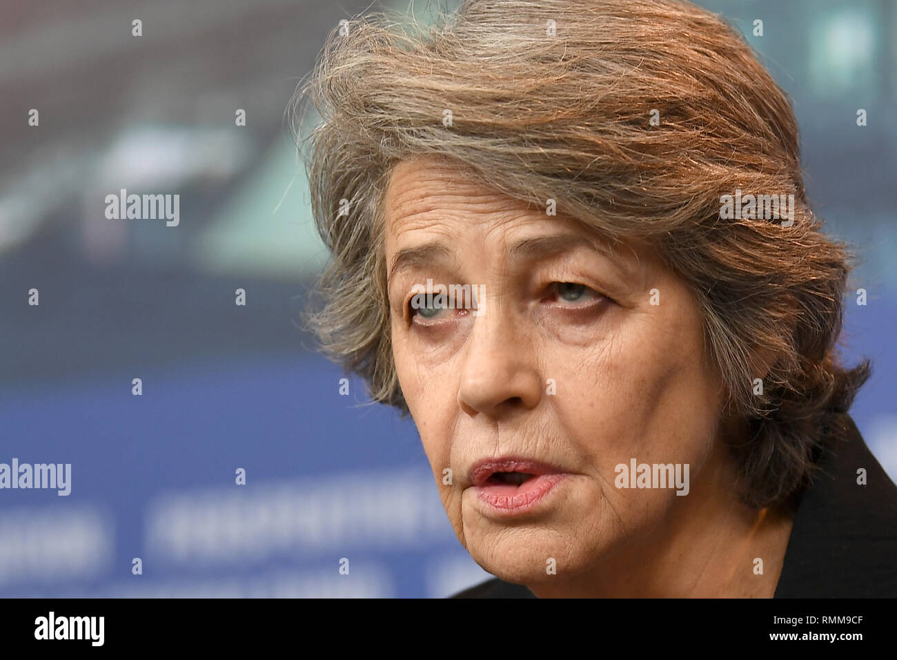 Charlotte Rampling attends the Hommage Charlotte Rampling press conference during the 69th Berlinale International Film Festival. © Paul Treadway Stock Photo