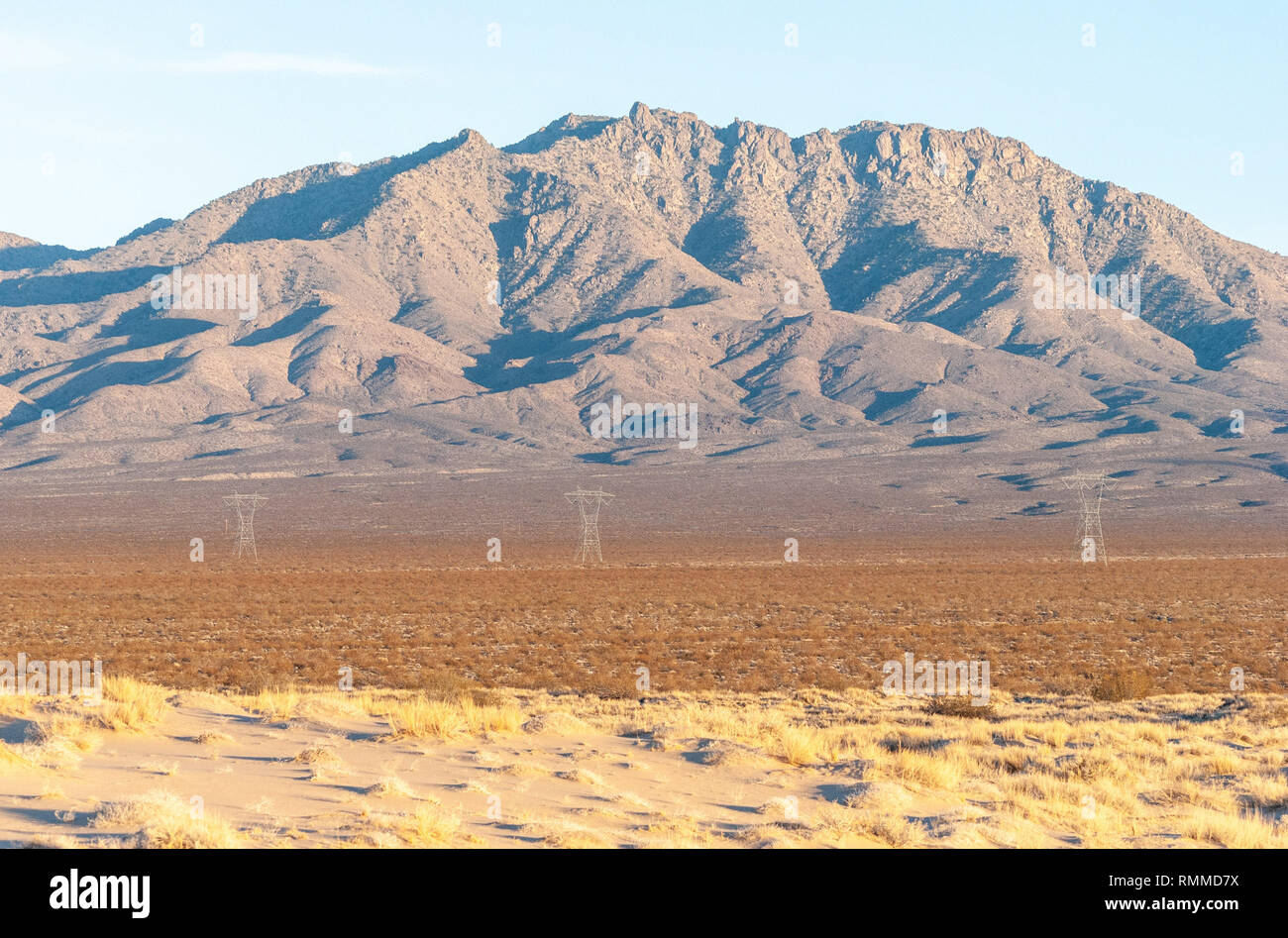 Landscape in Mojave Desert in California Stock Photo Alamy