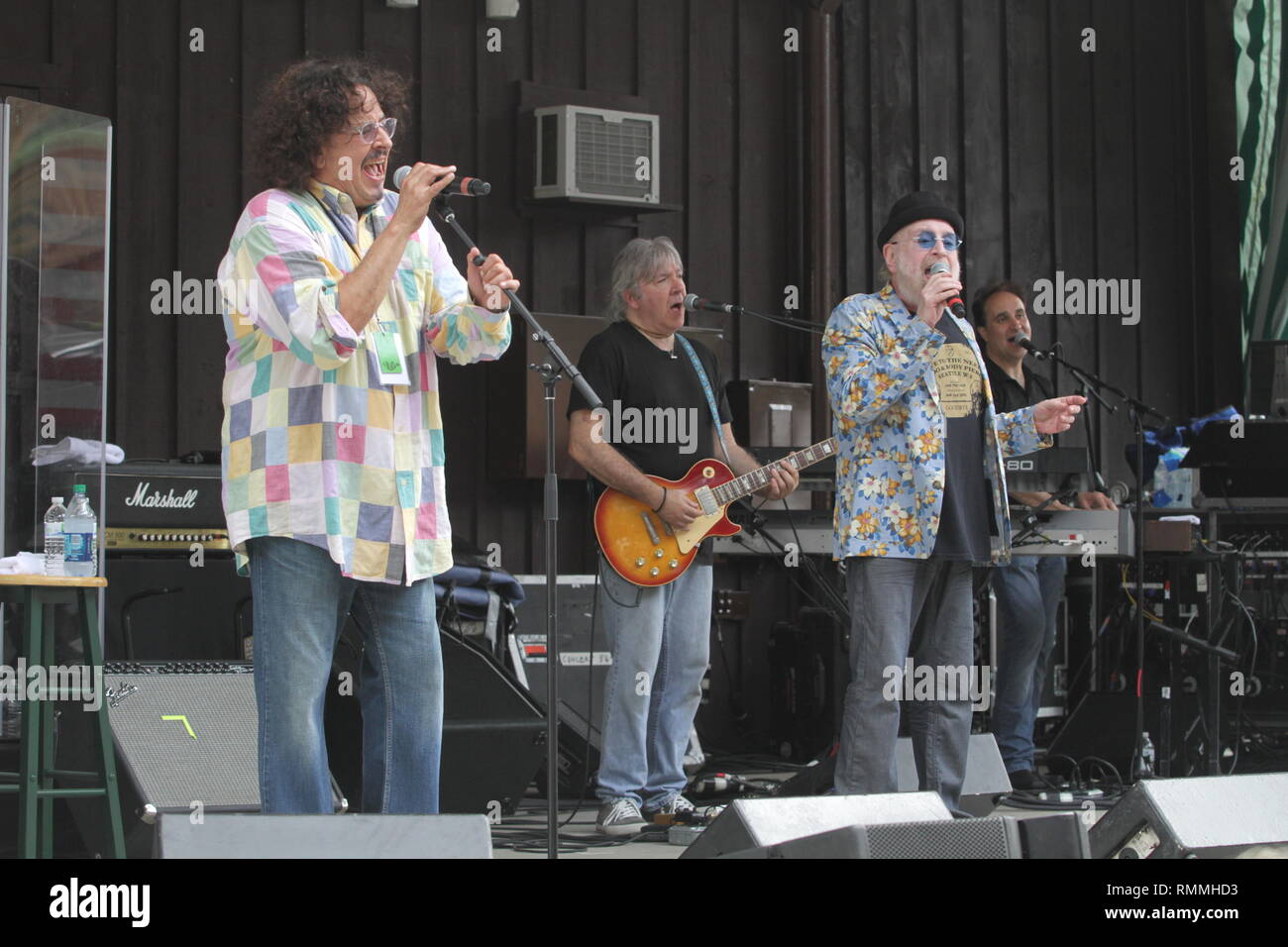 Music partners Mark Volman and Howard Kaylan of The Turtles are shown