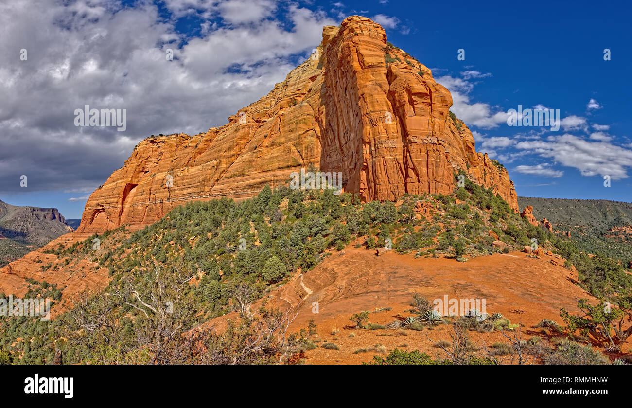 Eastern Mitten Ridge,  Sedona, Arizona, United States Stock Photo