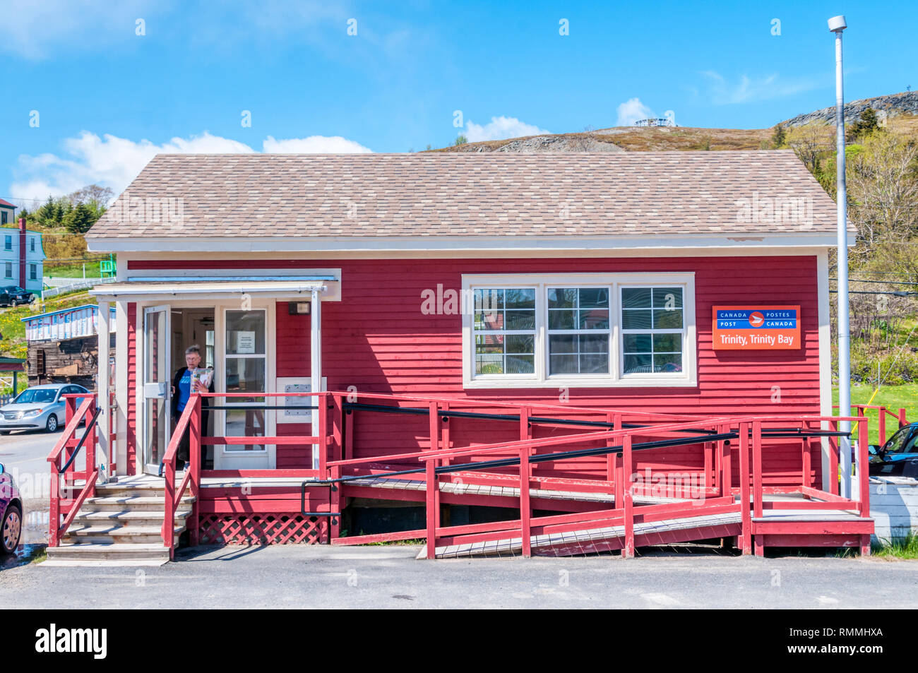 Canadian Post Office at Trinity, Newfoundland Stock Photo Alamy