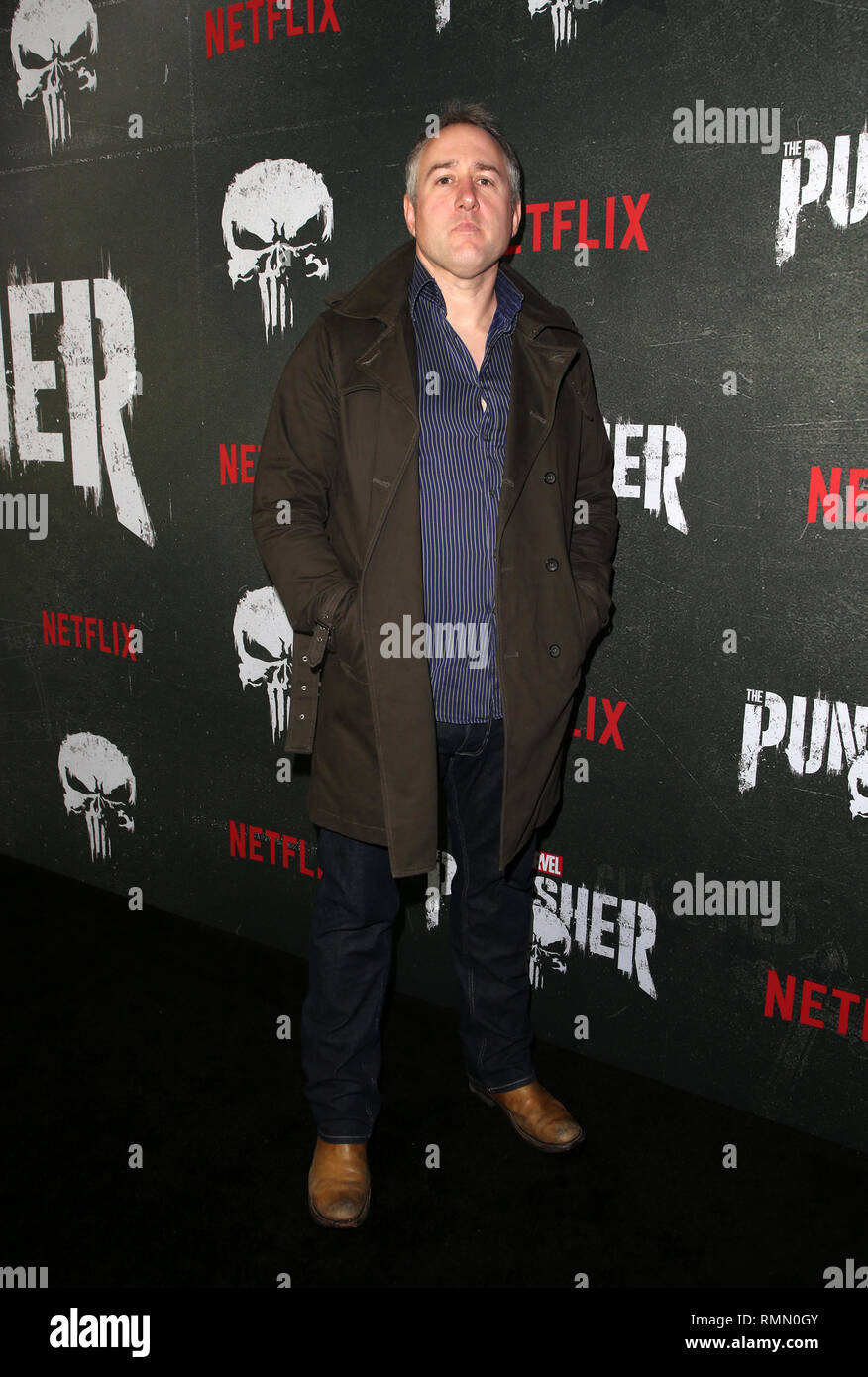 Marvel's "The Punisher" Los Angeles Premiere  Featuring: Steve Lightfoot Where: Hollywood, California, United States When: 14 Jan 2019 Credit: FayesVision/WENN.com Stock Photo