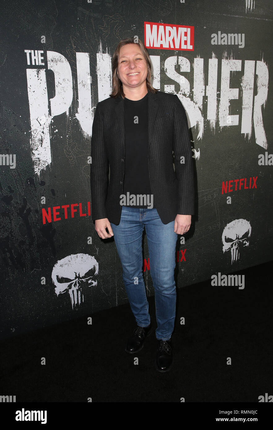 Marvel's "The Punisher" Los Angeles Premiere  Featuring: Cindy Holland Where: Hollywood, California, United States When: 14 Jan 2019 Credit: FayesVision/WENN.com Stock Photo