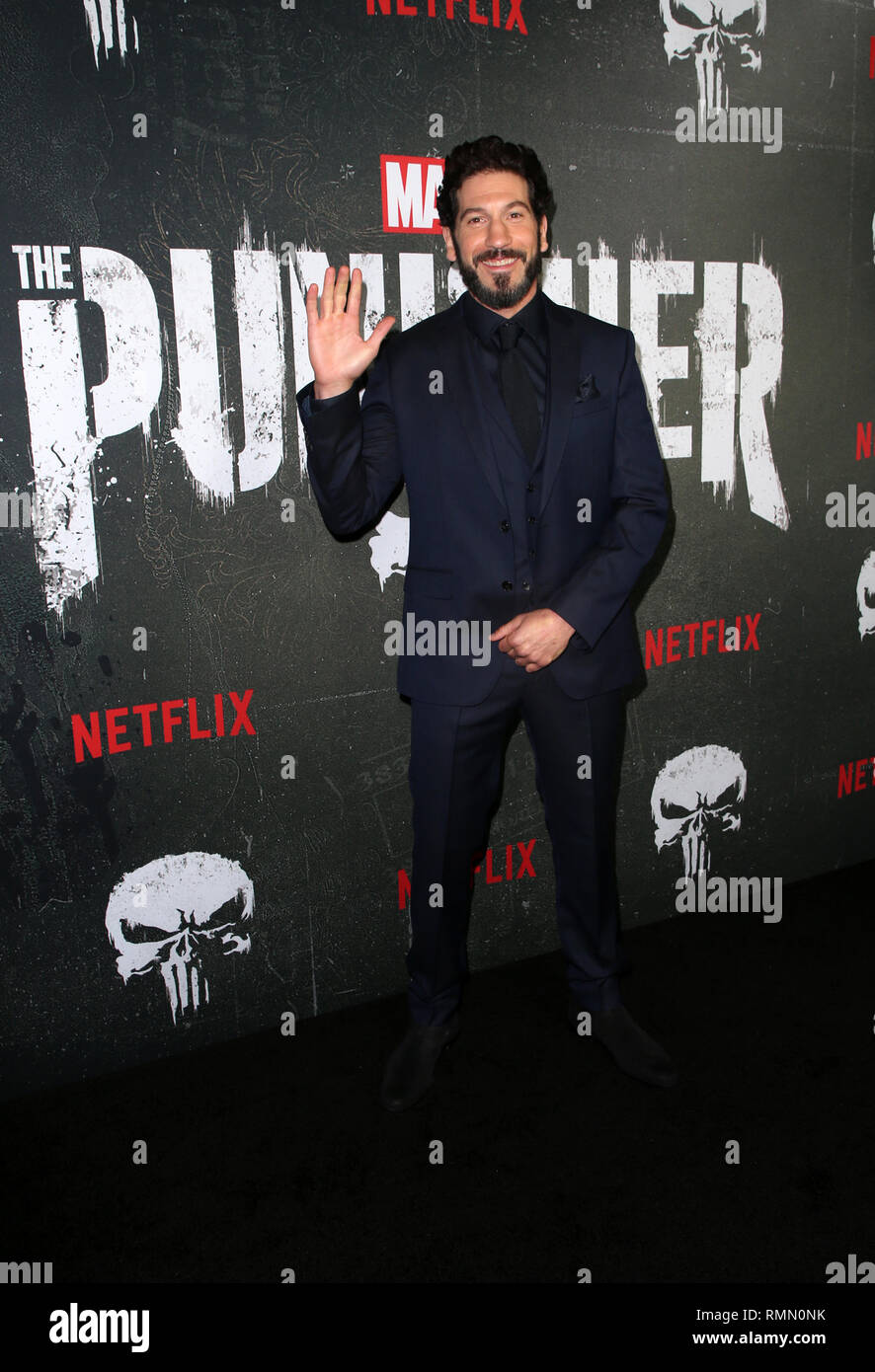 Marvel's "The Punisher" Los Angeles Premiere  Featuring: Jon Bernthal Where: Hollywood, California, United States When: 14 Jan 2019 Credit: FayesVision/WENN.com Stock Photo