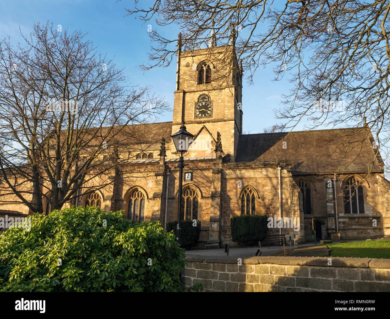 Parish Church of St John the Baptist at Knaresborough North Yorkshire England Stock Photo