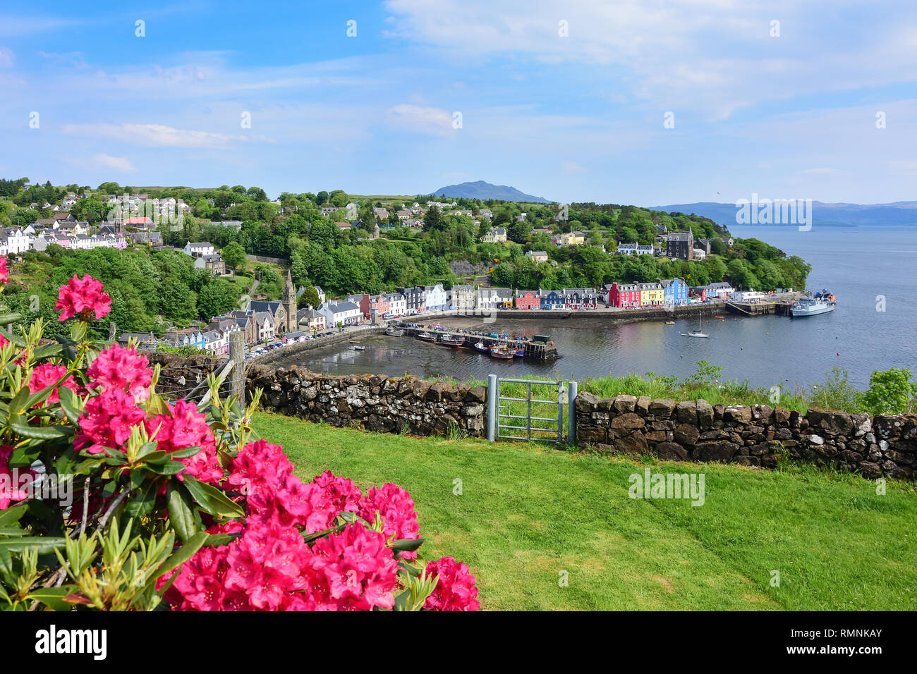 Aerial view bay coast coastal quay quayside industry colourful c hires stock photography and