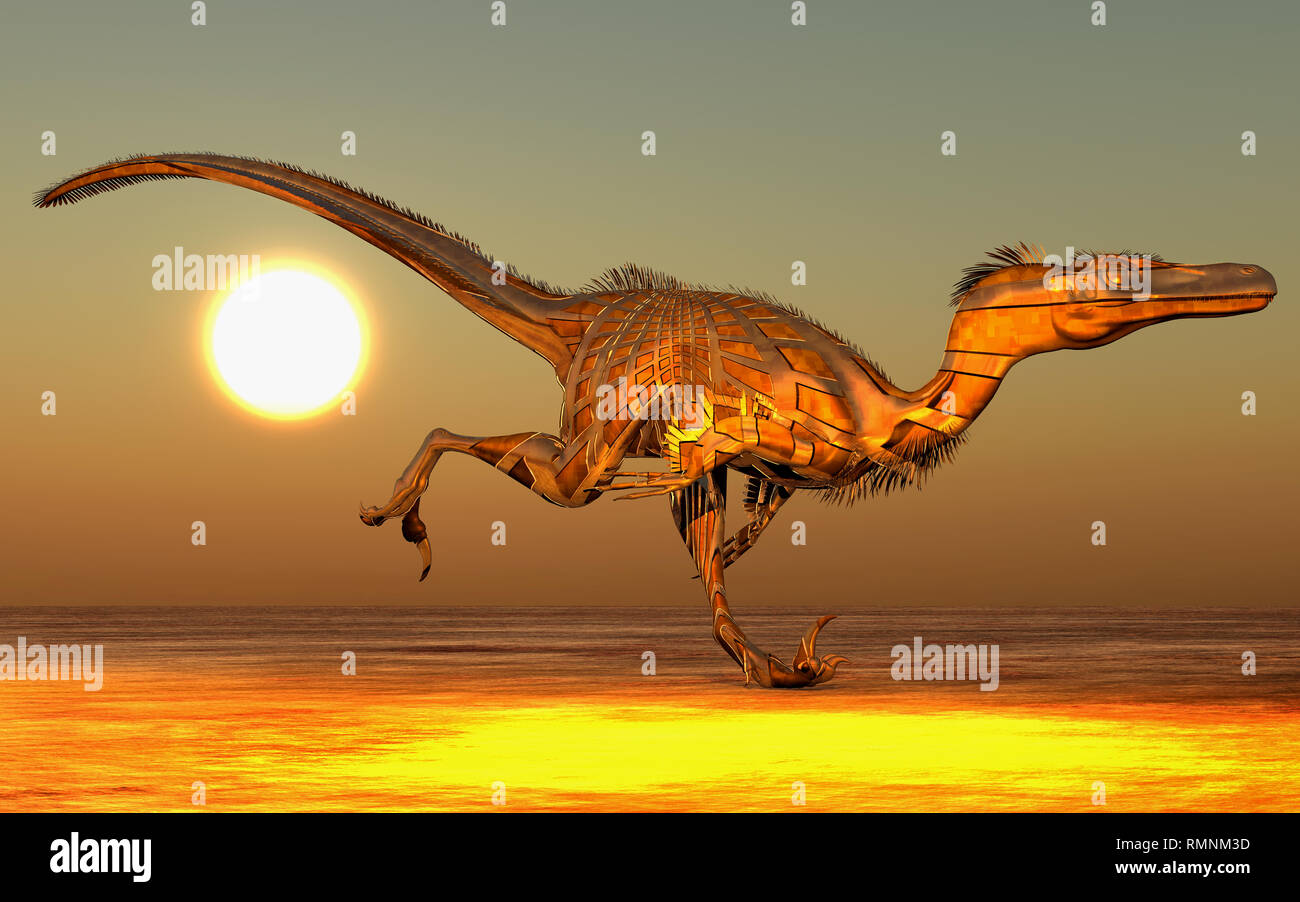 Feathered velociraptor hi-res stock photography and images - Alamy