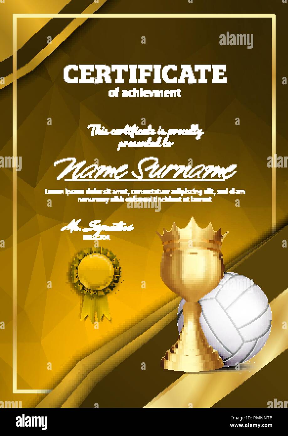 Volleyball certificate background design at jessica myler blog