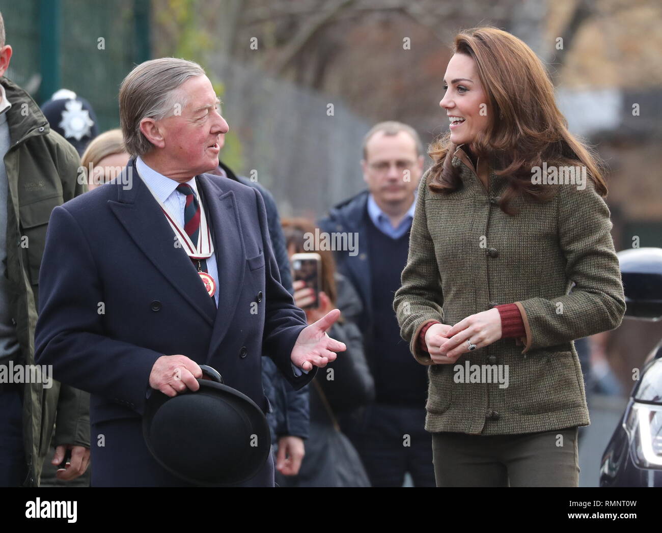 The Duchess Of Cambridge Visits The King Henrys Walk Garden In