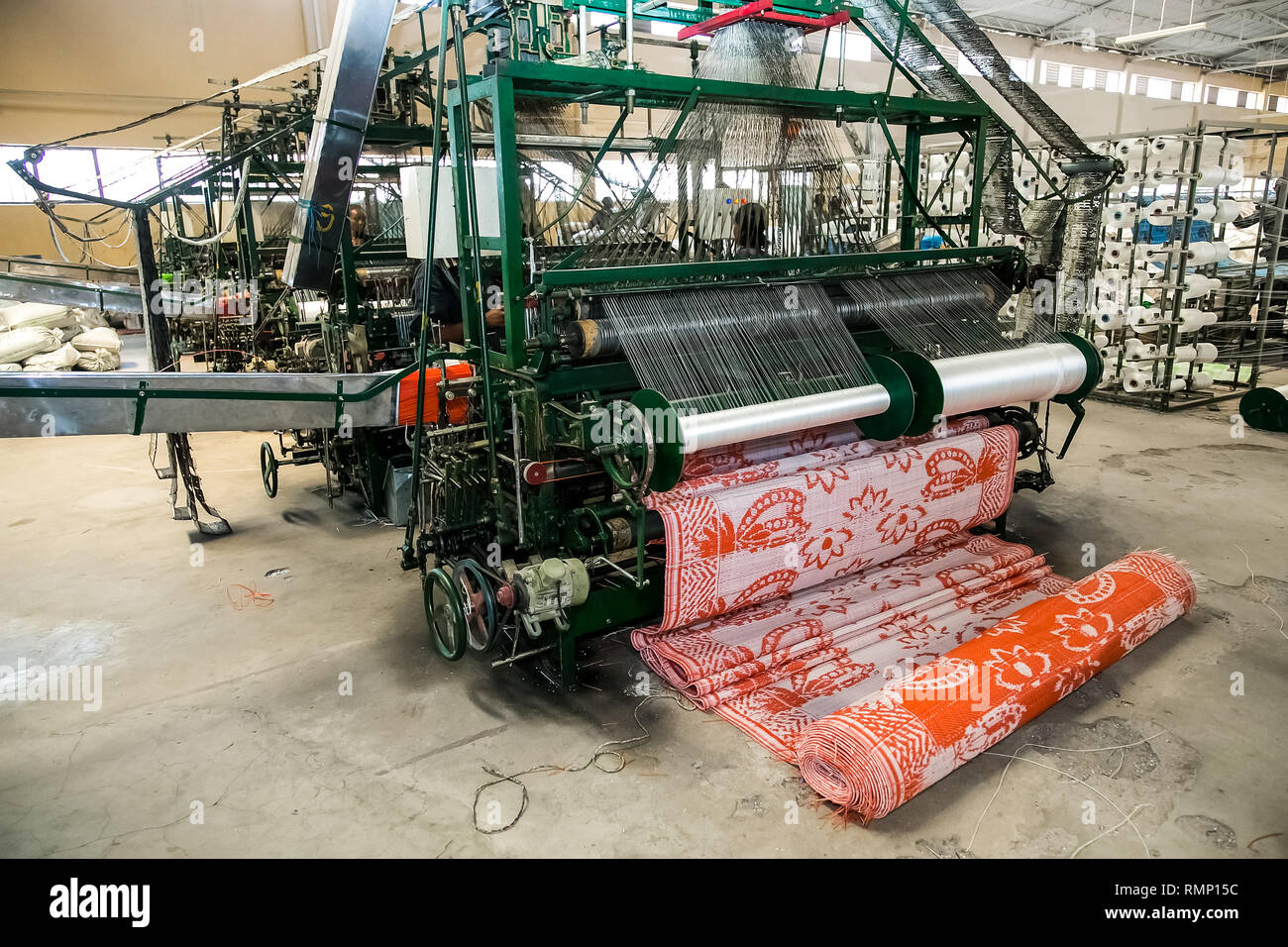 Addis Ababa, Ethiopia January 30 2014 Inside Interior of a Fabric