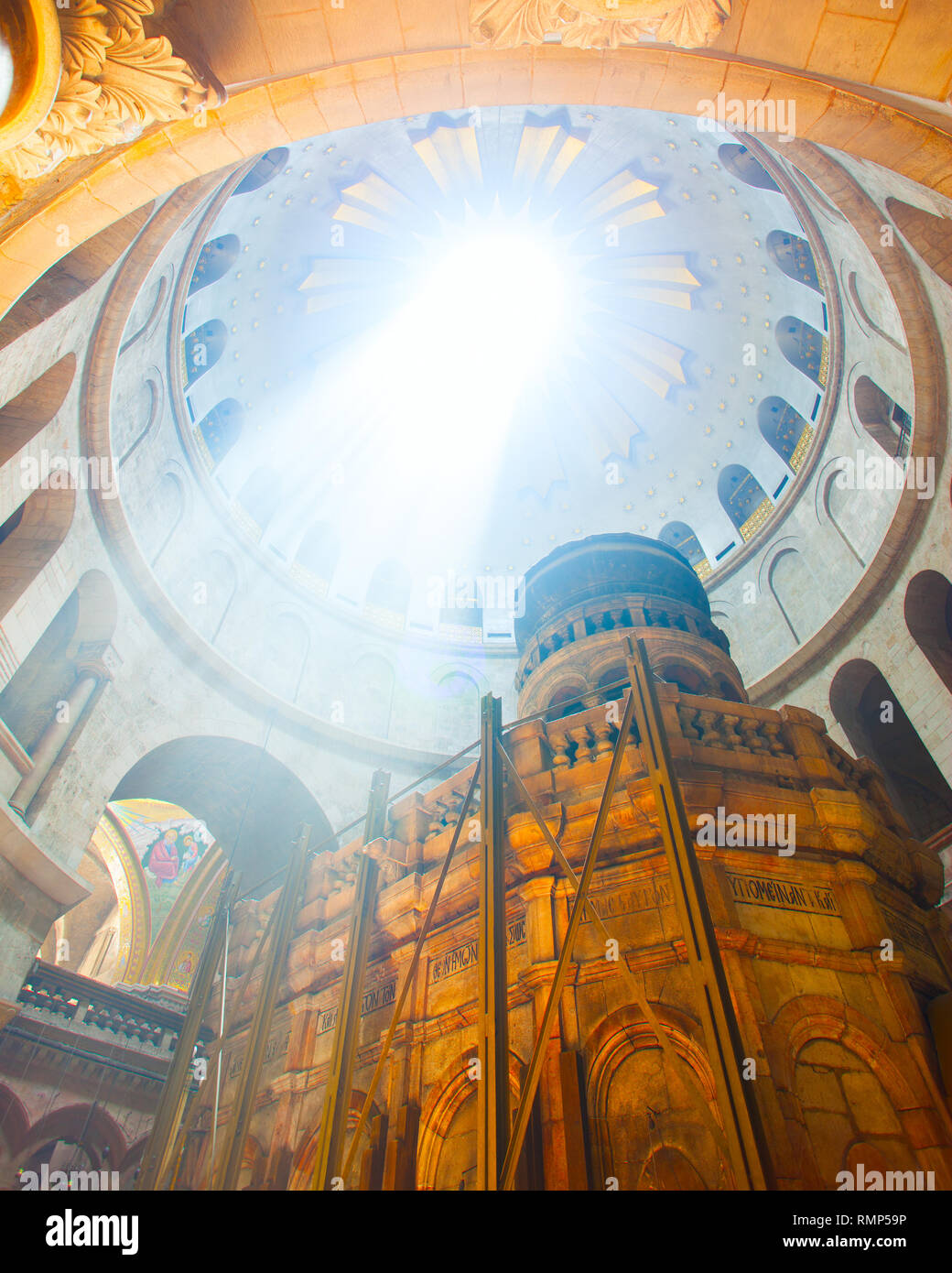 The Church of The Holy Sepulchre in Jerusalem, Israel Stock Photo