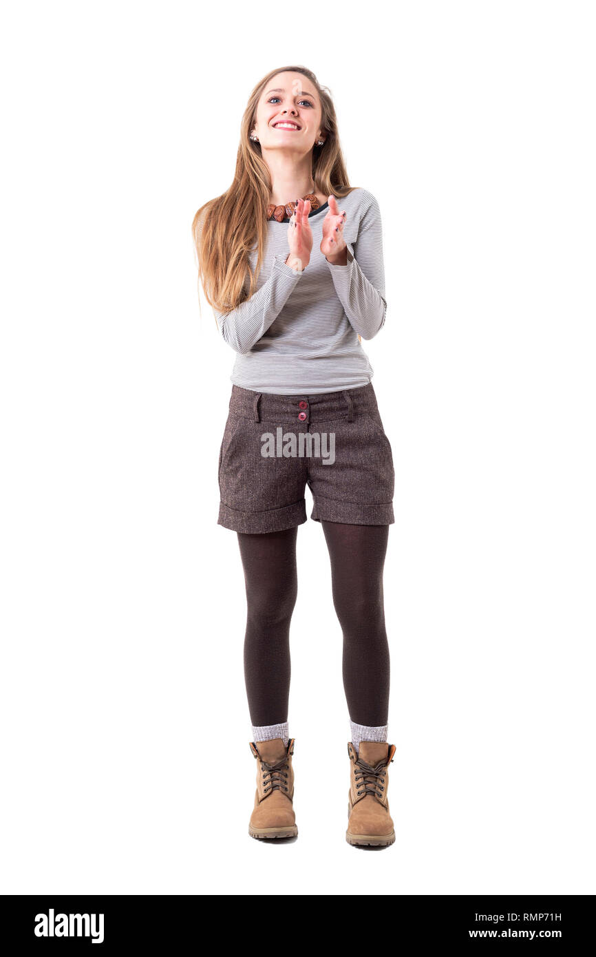 Standing ovation clapping hi res stock photography and images Alamy