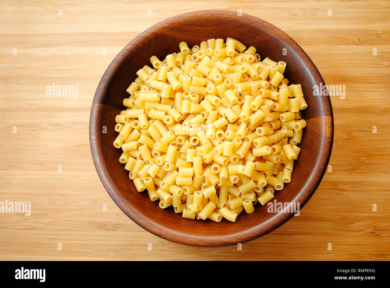 Dry Ditalini Pasta In A Wooden Bowl Stock Photo Alamy dry-ditalini-pasta-in-a-wooden-bowl-stock-photo-alamy