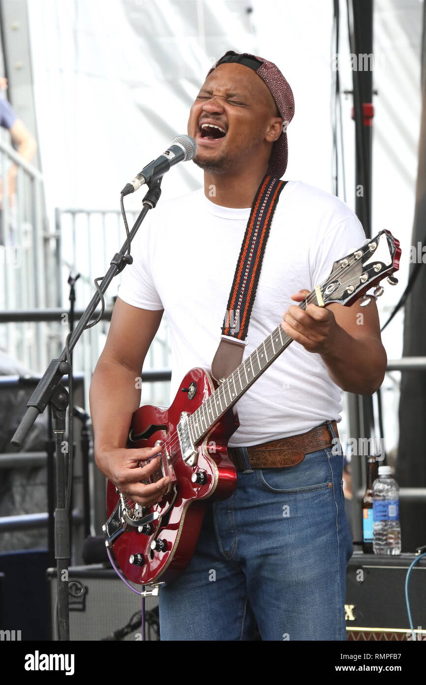 Aaron Livingston, also known by his stage name Son Little, is shown ...