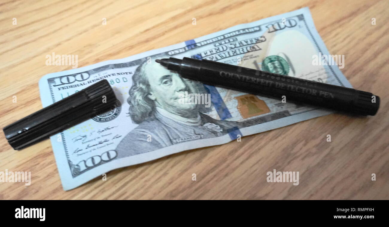 60 Pens Money Marker Counterfeit Fake Bill Detector Counterfit Dollar