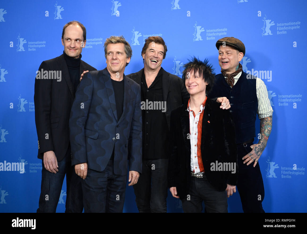 Berlin, Germany. 15th Feb, 2019. 69th Berlinale - Photocall, Berlinale Special, 'Because you only live once - The Toten Hosen on Tour': Credit: Britta Pedersen/dpa/Alamy Live News Stock Photo
